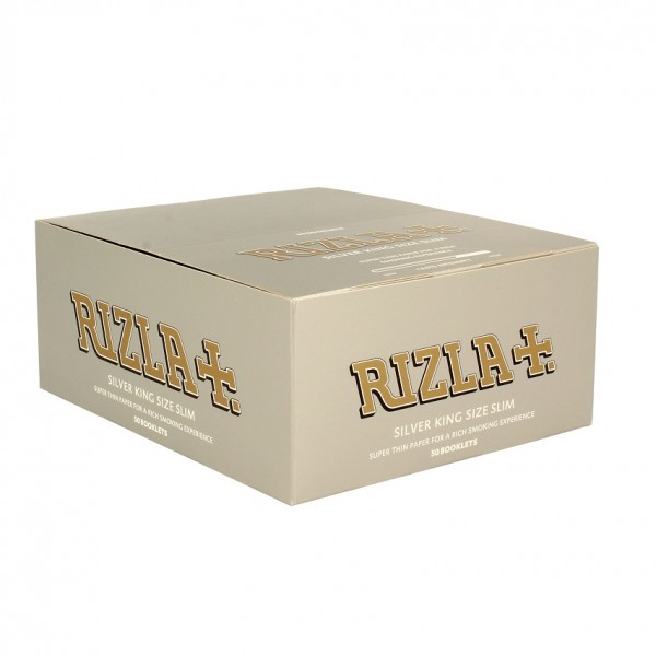 Rizla K/s Silver Slim (50) - H&B Enterprise