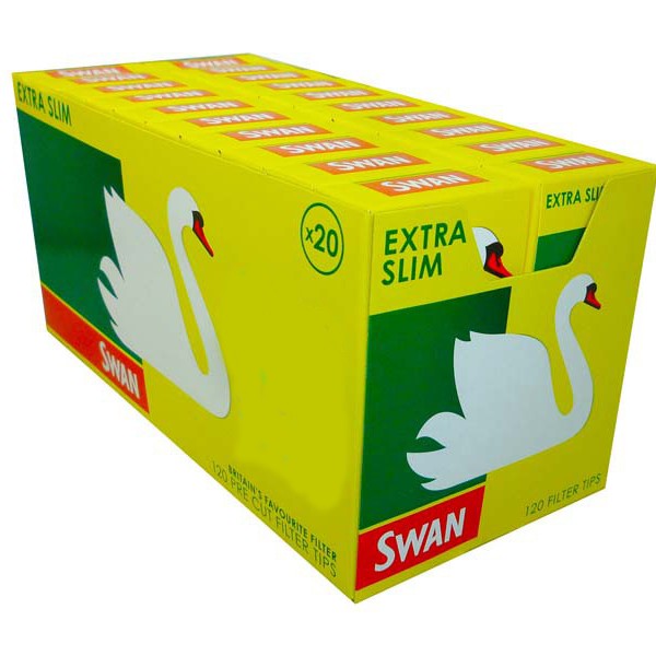 Swan Extra Slim Filter Tips (20) - H&B Enterprise