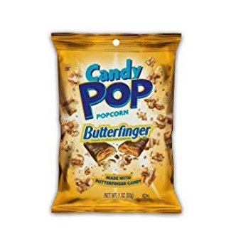 Candy Pop Popcorn Butterfinger 1oz (8) - H&B Enterprise