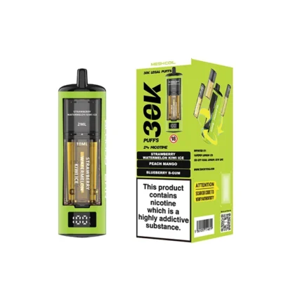 BLOODY BAR 30K STRAW WATER B-GUM/STRAW KIWI/WATER-ICE (5)