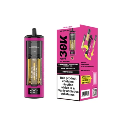 BLOODY BAR 30K STRAW RASP CHE-ICE/BLU RAZ BEAR/FIZ CHE (5)