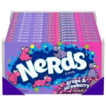 NERDS GRAPE/STRAWBERRY BOX 5oz (142G) (12)