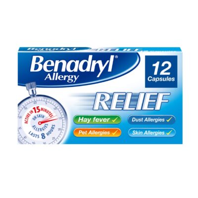 BENADRYL ALLERGY RELIEF TABLETS 12'S (6)