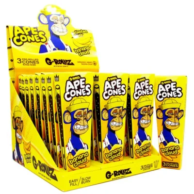 G rollZ 3 PACK APE POP CONE BANANA CLOUD (24)