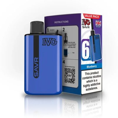 IVG SAVR BLUEBERRY 3000 PUFFS (5)