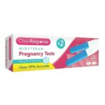 CLEAR RESPONSE PREGNANCY TEST 2PK (12)