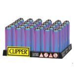 CLIPPER LIGHTER MINI W/METAL ICY (30)