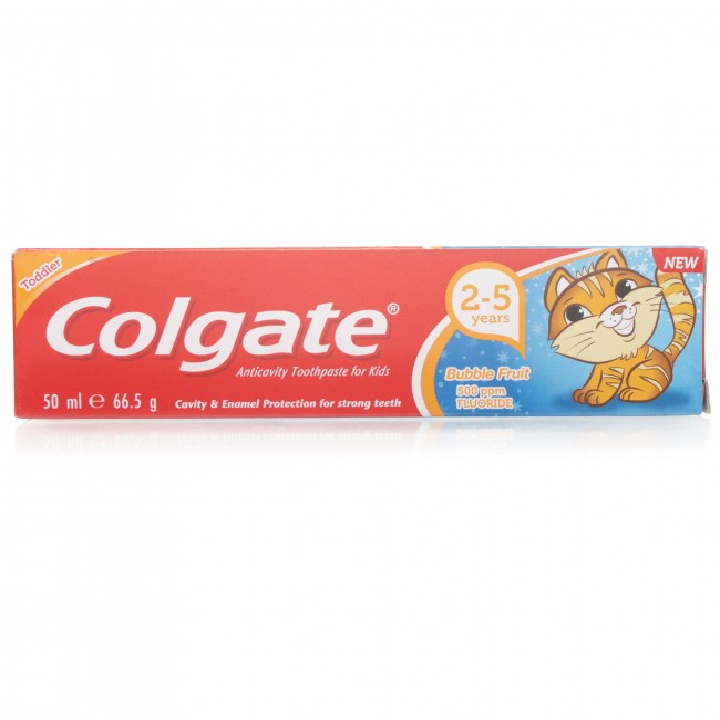 Colgate Junior Toothpaste Bubblefruit 2–5 Years 50ml
