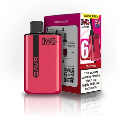 IVG SAVR CHERRY ICE 3000 PUFFS (5)