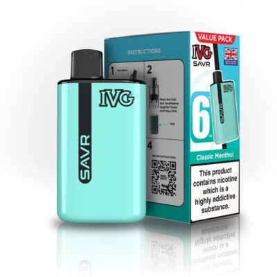 IVG SAVR CLASSIC MENTHOL 3000 PUFFS (5)