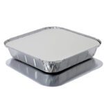 DISPOSABLE 9 X 9 X 2 FOIL CONTAINER 5s (12)