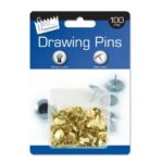 DRAWING PINS ON BLISTER CARD 100'S (12)