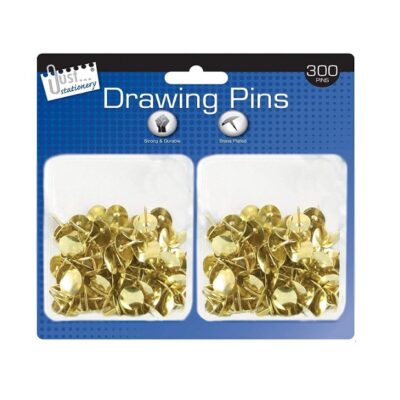 DRAWING PINS ON BLISTER CARD 300'S (12)