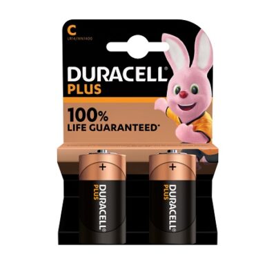 DURACELL C BATTERY 2 PACK (10)