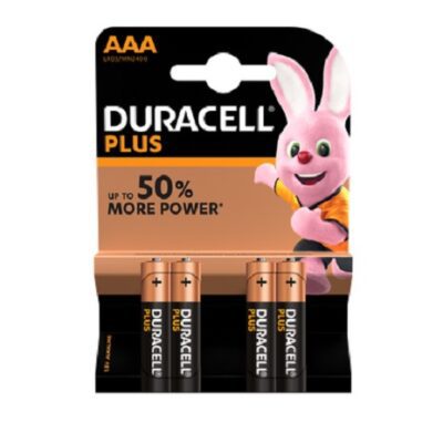 DURACELL AAA BATTERY 4 PACK (10)