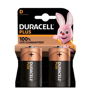 DURACELL D BATTERY 2 PACK (10)