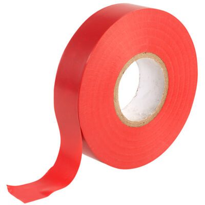 ELECTRIC PVC RED TAPE 19MM X 20M (8)