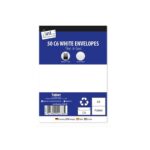 50 C6 WHITE PEAL & SEAL ENVELOPES (12)