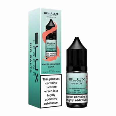 ELUX NIC LIQUID KIWI PASSIONFRUIT GAUVA 10ML 20MG  (10)