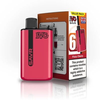 IVG SAVR FIZZY CHERRY 3000 PUFFS (5)