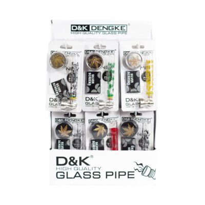 GLASS METAL PIPES (24)