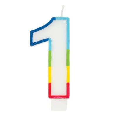 GSD NUMBER "1" CANDLES (6)