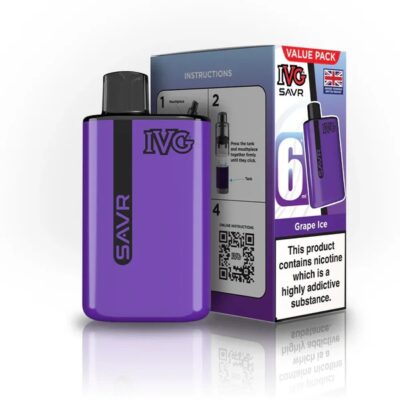 IVG SAVR GRAPE ICE 3000 PUFFS (5)