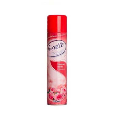 INSETTE AIR FRESHNER ROSES 300ML (12)