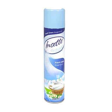 INSETTE AIR FRESHNER FRESH LINEN 300ML (12)
