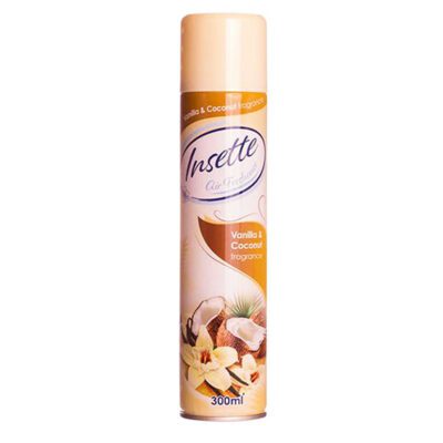 INSETTE AIR FRESHNER FRESH VANILLA+COCONUT 300ML (12)