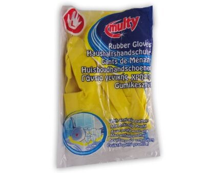 MULTY RUBBER GLOVES LARGE (12)