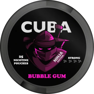 CUBA NINJA NIC POUCH BUBBLE GUM 30MG (10)