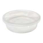 PHAT 8OZ ROUND CONTAINERS WITH LID (250)