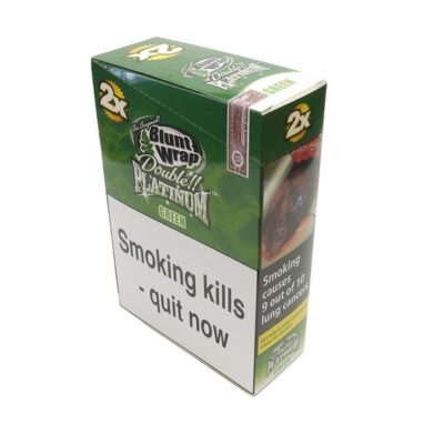 PLATINUM BLUNT WRAPS - GREEN (25)