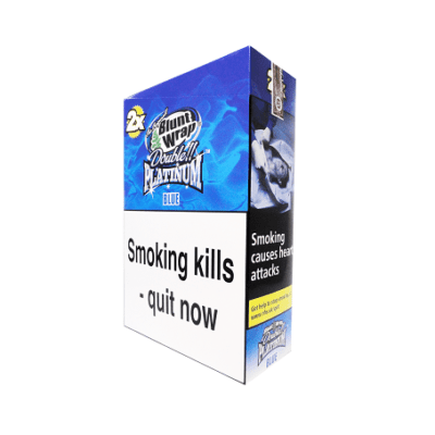 PLATINUM BLUNT WRAPS - BLUE (25)