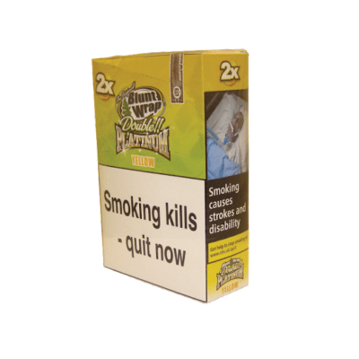 PLATINUM BLUNT WRAPS - YELLOW (25)