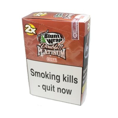 PLATINUM BLUNT WRAPS - CORAL (25)