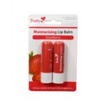 PRETTY MOISTURISING LIP BALM STRAWBERRY (12)