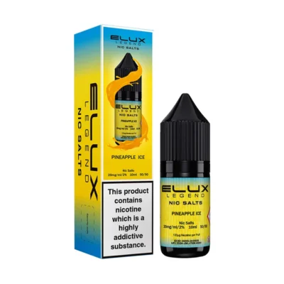 ELUX NIC LIQUID PINEAPPLE ICE 10ML 10MG  (10)