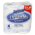 SOFTESSE 4 PACK 2PLY BLUE PM £1.29 (10)