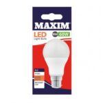 MAXIM LED BULB 9W=60W BAYONET CAP (10)