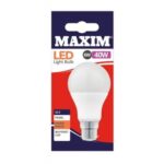 MAXIM LED BULB 5W=40W BAYONET CAP (10)