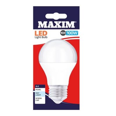 MAXIM LED BULB 15W=100W SCREW (10)