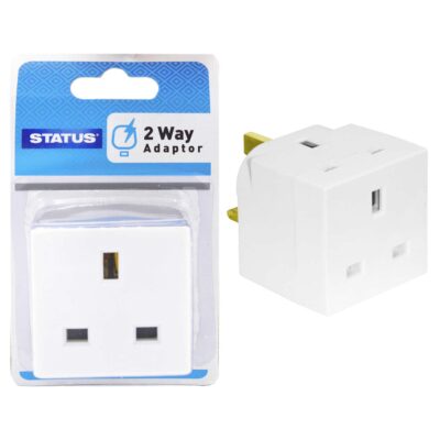 STATUS 2 WAY ADAPTOR SINGLE (12)