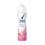 SURE LADIES BRIGHT BOUQUET SPRAY 150ML (6)