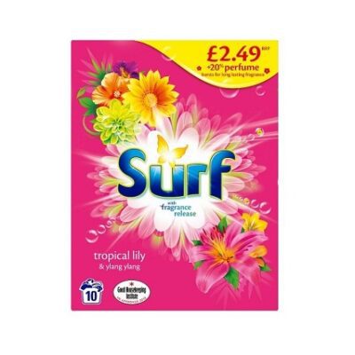SURF POWDER TROPICAL (PINK) 700G 10 WASH PM £2.49 (7)