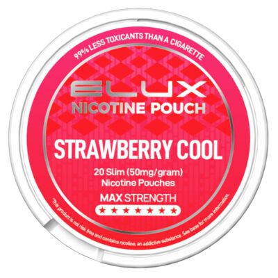 ELUX NIC POUCHES STRAWBERRY COOL 50 MG (10)