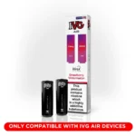 IVG  STRAWBERRY WATERMELON VAPE 20MG 800 PUFFS (10)