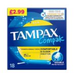 TAMPAX COMPACK - REGULAR (YELLOW) PM £2.99 (6)
