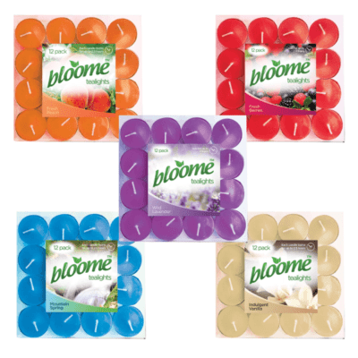 TEA LIGHT CANDLES FRAGRANCED (FULL BOX) (24)